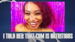 Reproducir ¡Semental negro le da a una chica blanca un nutritivo facial con semen después de una mamada descuidada!